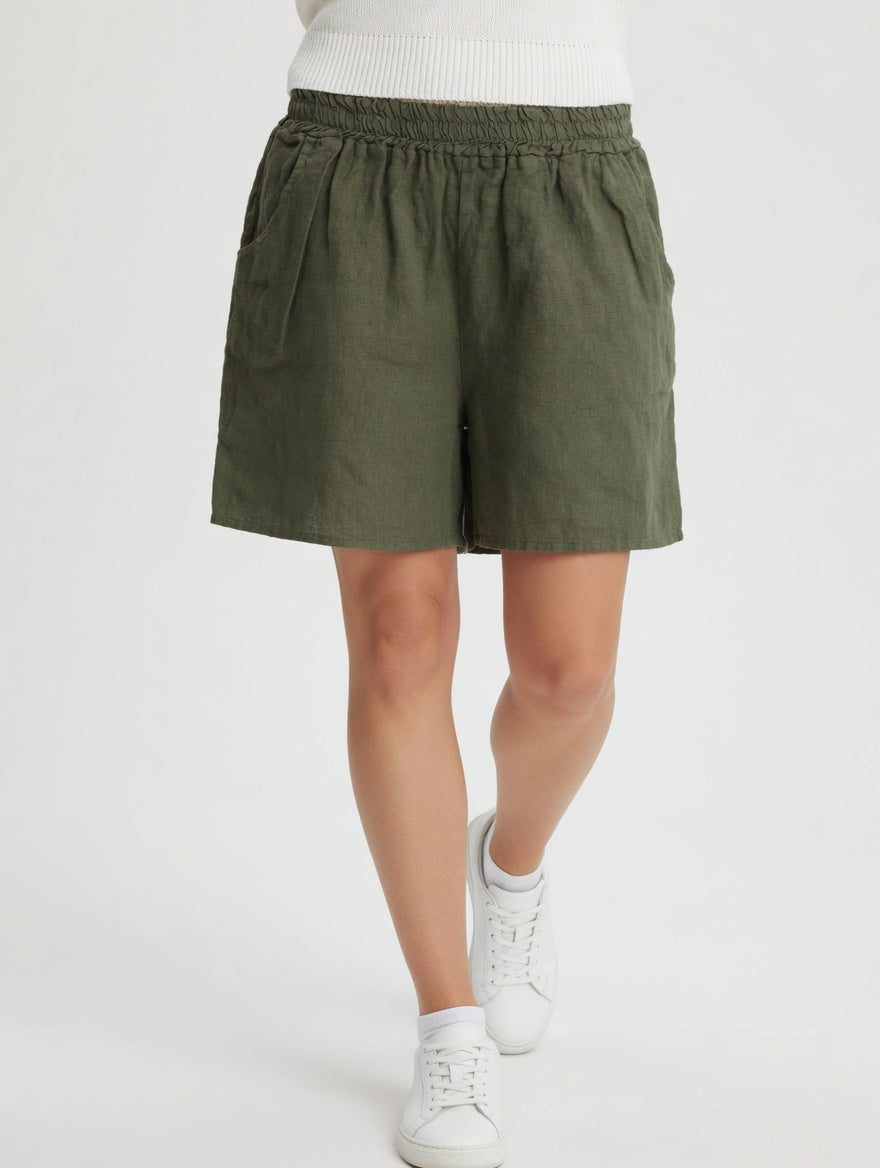 Shorts 100% lino