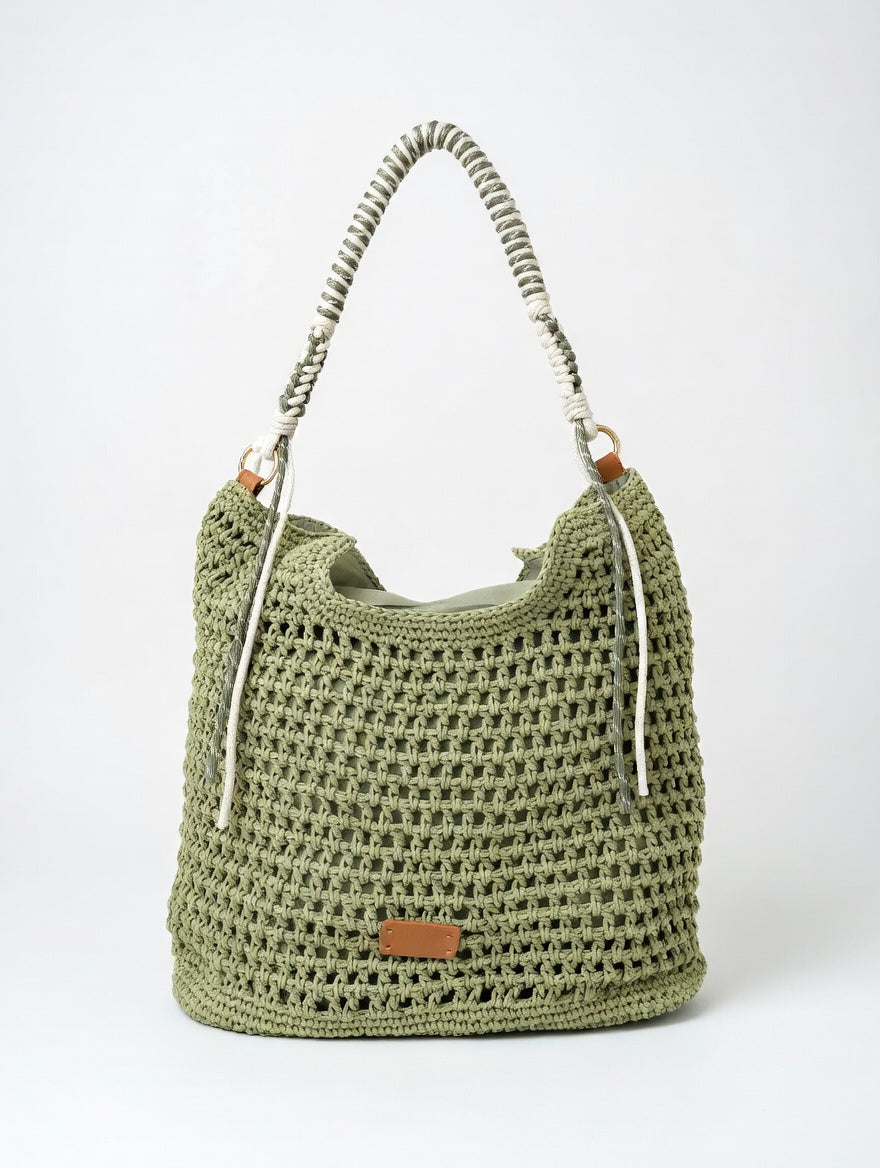 Borsa cotone crochet